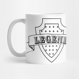 Legend Sports and Gaming Crest Shield Mug